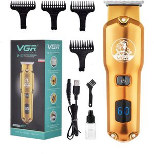 Vgr Elektrische Tondeuse Metalen Body Machine Trimmer Lcd Display Wasbare Trimmers Professionele Baard Haar Salon Clipper