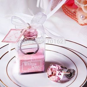 Diamanten Ring Vorm Sleutelhanger Key Accessoires Home Party Gunsten Huwelijksgeschenken Voor Gasten Bruiloft Souvenirs Regalo De Boda