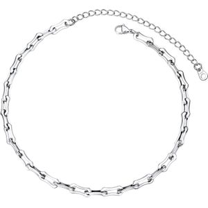 Mode Chunky Kettingen Voor Vrouwen Rvs Choker Schakelkettingen Voor Goud/Zilver/Rose Goud Kleur Breedte 5.5mm