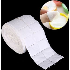 500Pcs Nail Veeg Pad Witte Nagellak Gel Remover Doekjes Nail Art Tips Manicure Cleaning Wipes Katoen Lint Pads papier