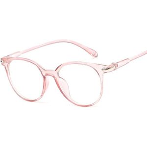 Vintage Roze Dames Brillen Cat Eye Clear Brilmontuur Luxe Brand Bril Vrouwen Brillen Frames Optische Spektakel