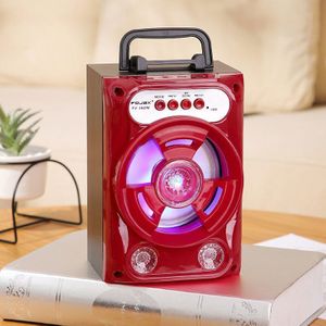 Outdoor Sport Travel Bluetooth-Compatibel Luidspreker Wireless Sound Systeem Bass Stereo Met Led Light Ondersteuning Tf Card Fm radio