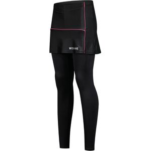 WOSAWE Vrouwen Ademende Fiets Broek Fietsen Broek Met Rok Comfortabele Bisiklet Broek Vrouwelijke Fiets Kleding Apparatuur