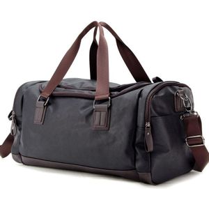 Casual Mannen Reistassen Pu Lederen Handtassen Grote Capaciteit Reizen Duffel Ipad Pocket Schouder Tas Mannelijke Weekend Tassen