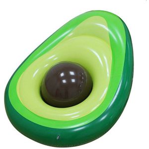 Opblaasbare Giant Avocado Peer Zwembad Drijft Voor Kind Volwassen Kinderen Voor Buis Float Zwembad Speelgoed Air Matras Party strand