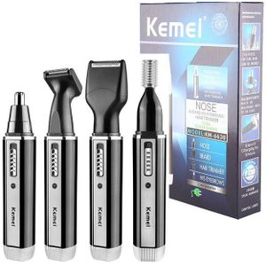 4 In 1 Professionele Elektrische Oplaadbare Neus En Oorhaar Trimmer Scheerapparaat Tempel Cut Persoonlijke Verzorging Gereedscha