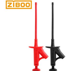 Ziboo ZB-T15 Flexibele Test Haak Clip, Ic Test Clip Grabbers Probe Jumper, hoogspanning Clip Geïsoleerde Voor Automobile Inspectie.