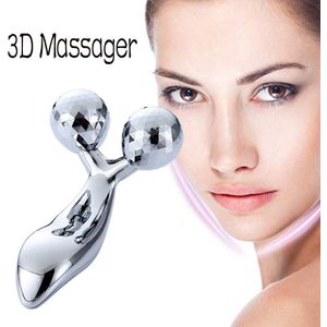 3d Roller Afslanken Gezicht Massage Lifting Vibrerende Facial Beauty Tool Hele Lichaam Vorm Massager Face Lift Rimpel # P30