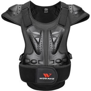 Volwassen Beschermende Vest Borst Spine Protector Armor Fietsen Vest Met Verstelbare Gesp MTB Road Fiets Apparatuur Schaatsen Armo