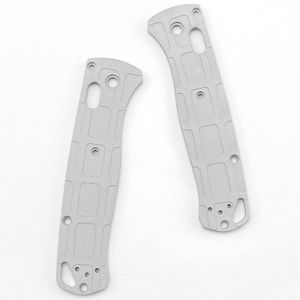1 Paar Aluminium Antislip Diy Handvat Weegschalen Patches Voor Benchmade Bugout 535 Vervanging Reparatie Gereedschap Onderdelen