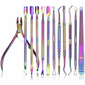 Cuticle Cutter Manicure Tool Set Cuticule Metal Cuticle Hergroei Tweeters Verwijderen Nagelriemen Manicure Schaar Clippers Nails Gereedschap