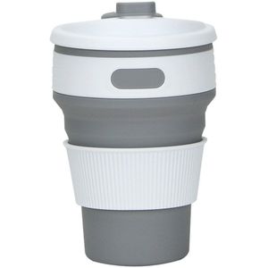 Koffie Mokken Reizen Opvouwbare Siliconen Cup Vouwen Water Bpa Gratis Kopjes Food Grade Drinken Ware Mok Thee 350Ml Koffie cups