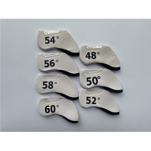 Brand Golf Clubs Cover Voor Golf Wiggen Wit 48/50/52/54/56/58/60 golf Wedge Head Covers Ems