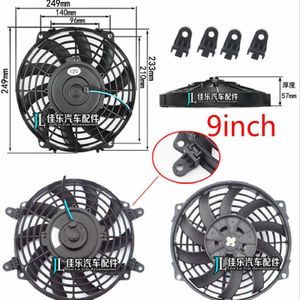 UNIVERSELE 80 w 6 inch 7 inch 8 inch 9 inch 10 inch 12 inch 13 inch motorfiets truck auto 24 V 12 v fan radiator fan cooling fan auto