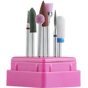 Combined Nail Drill Bits Set Ceramic Manicure Milling Cutters for Manicure Nail Drill Equipment Tools Kit Nails Accessories Set