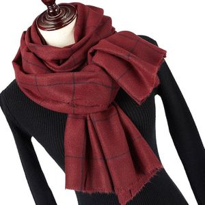 Herfst Winter Zwart Rood Groen Geel Buffalo Tartan Plaid Sjaal Vrouwen Mannen Dikke Fleece Wol Warme Sjaals Poncho cape