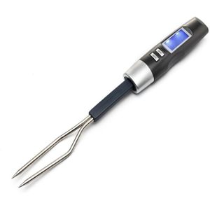 Geprogrammeerd Digitale Keuken Voedsel Koken Bbq Vlees Vork Thermometer, Rundvlees/Turkije/Steak Grillen Roosteren Barbecue Temperatuur Alarm