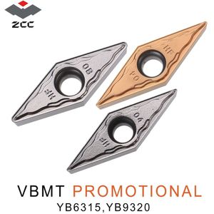 10 stks/partij ZCC. CT VBMT 160404 VBMT160408 promotionele tungsten carbide draaien inzetstukken voor staal roestvrij staal CNC draaibank gereedschap
