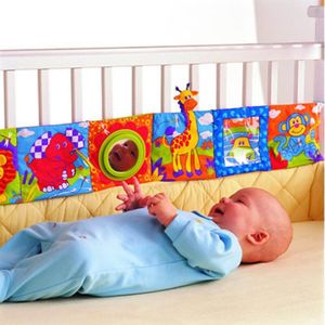 Baby Toys Baby Cloth Book Knowledge Around Multi-touch Multifunction Fun And Double Color Colorful Bed Bumper