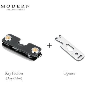 Moderne-Brand Aluminium Sleutel Portemonnee Diy Sleutelhanger Sleutelhanger Key Organizer