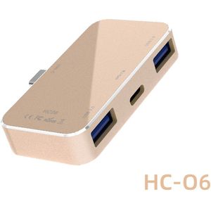 6in1 3in1 Usb Type C Hub Adapter Voor Macbook Pro Air Allloptop 4K USB-C Naar Hdmi, usb 3.0 Poorten, Tf Sd Kaartlezer, Pd Snel Opladen