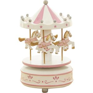 Creatieve Verjaardag Vriendschap Liefde Carrousel Muziekdoos Sky City, Prachtige Verscheidenheid Van Patronen Home Decor