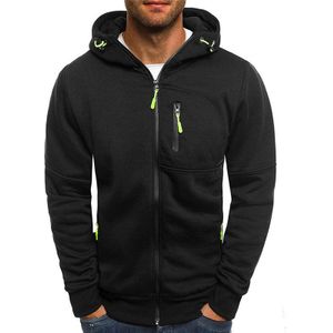 Skateboard Hoodies Mannen Herfst Winter Hoodies Mannelijke Zak Rits Hooded Hoodies Streetwear Heren Skateboarden Kleding