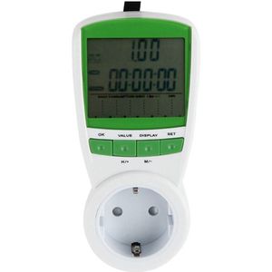 Gtbl Energie Power Meter Watt Volt Amp Frequentie Monitor Analyzer 230V 50Hz Eu Plug
