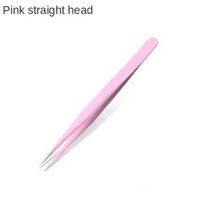 Kleur Pincet Reparatie Tools Industriële Precisie Elleboog Rechte Pincet Reparatie Tools Valse Wimpers Nail Gereedschap