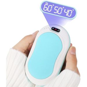 Met Temperatuur Display Usb Handwarmer Power Bank Mobiele Power Massage Zaklamp Handwarmer