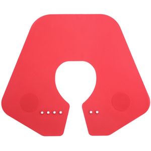 1Pcs Kapsalon Siliconen Hals Cape Verstelbare Schort Voor Kapsel Haarverf Kappers Snijden Kraag Voor Kapsalon Stylist