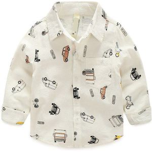 Shirt Voor Baby Boy Jaar Lente Casual Katoen Kids Jongens Knop Turn-Down Kraag Shirts Leuke Kinderen Blouse tops 2 4 6 Jaar