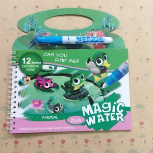 Diy Magic Water Boek Vruchten Watermeloen Schilderen Board Voor Kids Coloring Tekening Boeken Doodle & Magic Pen Speelgoed Voor Kinderen