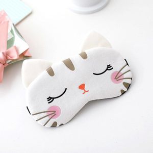 Slaap Oogmasker Slaapmasker Katoen Kat Ooglap Slaapmasker Leuke Eye Cover Travel Rest Eye Band Slapen Aid Kids Eye blinddoeken