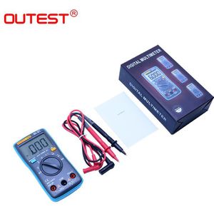 ZT98 Digitale Multimeter Auto Range Grote LCD Display Data Hold Diode Multimetro met EVA Case