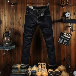Klassieke Mannen Jeans Slim Fit Originele Kleur Vintage Casual Business Jeans Mannen Denim Smart Broek Top Eenvoudige Jeans