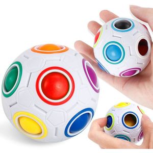 Mini Antistress Magische Kubus Vinger Speelgoed Chancery Relief Stress Regenboog Bal Puzzels Speelgoed voor Kinderen Volwassen