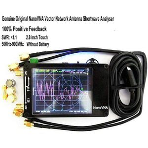 Echte Originele NanoVNA NanoVNA-H Vector Netwerk Antenne Kortegolf Analyzer MF HF VHF UHF Genius 2.8 "4.3" screen 50KHz ~ 1.5GHz