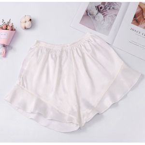 Dame Naadloze Verstoorde Veiligheid Broek Stretchy Pure Kleur Dunne Ademende Shorts Glossy Satijn Stoffen Elastische Taille Franse Knickers