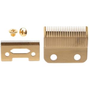 Professionele 2-Gat Tondeuse Blade Hoge Doos Staal Clipper Accessoires Met 2 De Schroeven Voor Elektrische Trimmer Scheerapparaat cutti