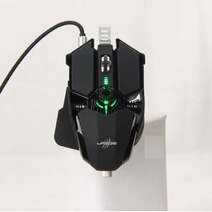 5600Dpi Bedrade Gaming Mechanische Gaming Muis Metalen Laptop Usb Kip Speciale Macro Zwarte Muis Voor Jongen
