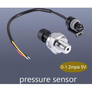 0-1.2MPa G1/4 Inch Druk Transducer Sensor Input 5V Uitgang 0.5-4.5V / 0-5V Voor Water Gas Olie Mode Olie Brandstof Diesel