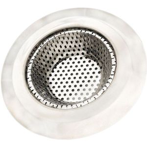 Rvs Spoelbak Zeef Filter Water Stopper Afvoerputje Haar Catcher Stopper Badkuip Plug Badkamer Accessoires