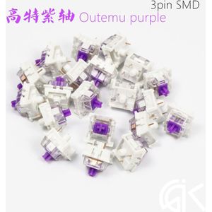 Outemu Mechanische Toetsenbord Schakelaar Paars Swtiches Paars As Zoals Cherry Mx Wit Touch Bodem 62G