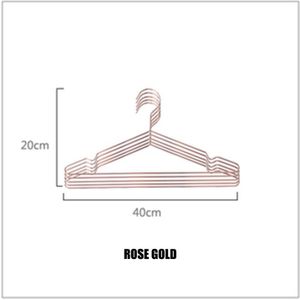 5pcs Nordic stijl Rose Goud Iron Hangers Muur Haak Opbergrek Thuis Organisator Decoratie Accessoires Voor Kleding Tie Handdoek