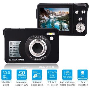 30MP Mini Digitale Camera 2.7 &#39;&#39;Tft Lcd-scherm Full Hd 8x Zoomt Video Camcorder Anti Shake Self-Tijd foto Camera Voor Kinderen