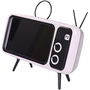 Mini Mobiele Telefoon Bluetooth Speaker Draadloze Stereo Beugel houder TV Muziekspeler Retro Pocket Home Audio Elektrische колонка