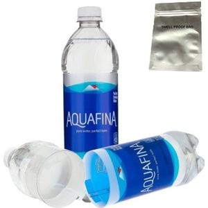 Water Fles Stash kluis met een food grade geur proof bag