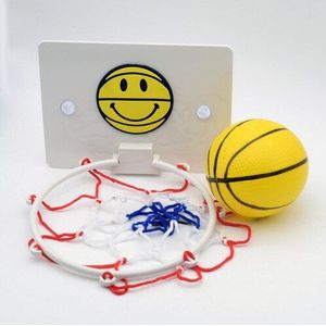 Draagbare Cartoon Muur Mouted Basketbal Speelgoed Mini Plastic Mooie Vorm Indoor Kinderen Kinderen Creatieve Thuis Jongens Sport Game E5