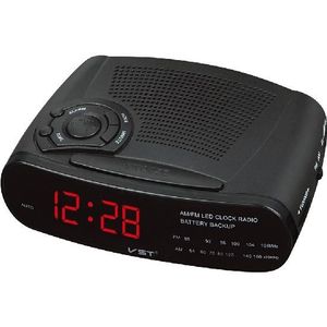 220V Wekker Radio Am/Fm Digitale Led Display Met Snooze, Batterij Backup Functie-30